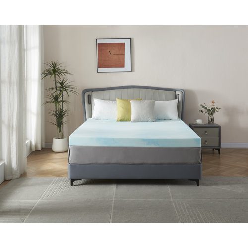 Wayfair Sleep 4'' Gel Memory Foam Mattress Topper & Reviews Wayfair